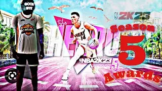 2k23 Season 5 Awards Updates!!!