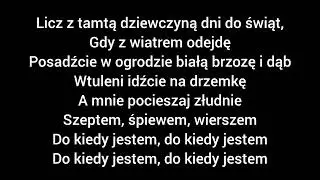 sanah - Do kiedy jestem (Tekst/Muzyka)