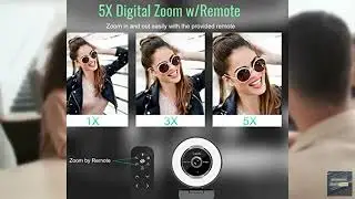 Review - Angetube Streaming Webcam with Microphone: 1080P 60FPS USB Web Cam with Ring Lig
