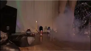 Mysterious New Year's tap dance  ASMR, metal, glass, wood, fire, smoke, high heels, claps
