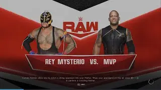 WWE 2K22 | RAW | Rey Mysterio Vs. MVP