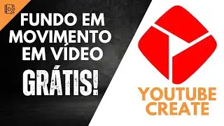 Como colocar FUNDO EM MOVIMENTO em vídeos pelo YOUTUBE CREATE | Trocar fundo de vídeos pelo celular