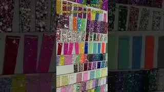 Chunky Glitter Faux Leather Direct Supplier In China