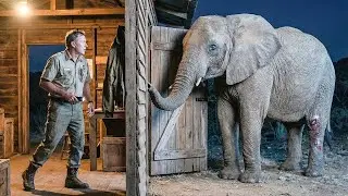 Pregnant Elephant Knocks on Ranger's Door Begging for Help | Animal Rescue Short Film