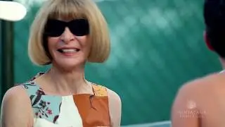Anna Wintour at the annual Oscar de la Renta Tennis Tournament @ Puntacana Resort & Club.