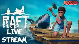 We Are FLOATING - RAFT LIVE Gameplay - Multiplayer FT - The Mods