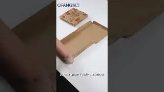 Folding Pizza Boxes is fun#pizzabox #Choicekraftfoldedpaper #take-outbox #custommade #wholesale