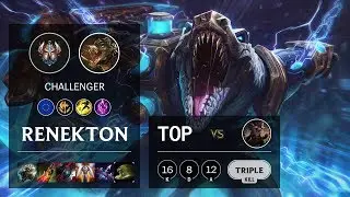 Renekton Top vs Kled - EUW Challenger Patch 10.3