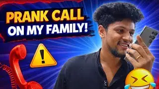 Prank call on my family members 😂 #prank 