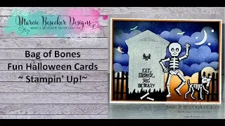 Bag of Bones Fun Halloween Card - Stampin' Up!