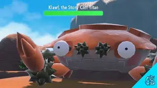 Pokemon Scarlet and Violet - Klawf, the Stony Cliff Titan
