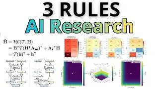 #1 RULE of Doing AI Research