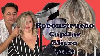 Como reconstruir os cabelos usando a Micro Mist #karloswendell @KarlosWendell