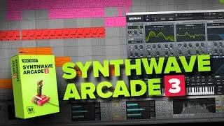 Synthwave Arcade 3 | 300+ Retro Sounds, Presets & Melodies! (Sample Pack)