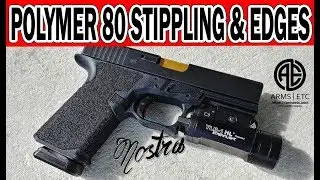 Polymer80 Glock PF940C Stippling and Crisp Edges