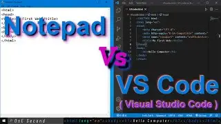VS Code VS Notepad: Why VS Code Is Better!