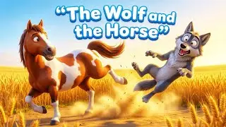 ज़्यादा चालाक बनना पड़ा भारी | 😱 The Wolf and the Horse 
