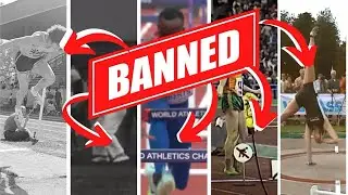 BANNED TECHNIQUES - Track & Field (Compilation)