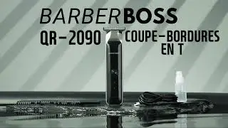 Tondeuse &agrave; cheveux BarberBoss QR-2090 &ndash; Conception portable et compacte