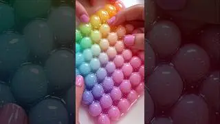 Making The Most SATISFYING Rainbow Clay Slime Ever!
