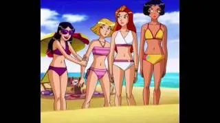 Totally Spies! Female Bikini Swimsuit Scenes