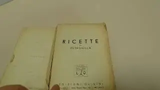 Libro di cucina dei primi del novecento...come mangiavano