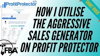 Shorts: How I Utilise The Aggressive Sales Generator on Profit Protector Pro