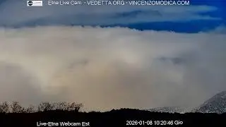 🔴 Etna Live Webcam by Vincenzo Modica 07/01/26