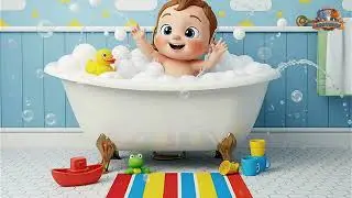 RR Brothers - Kids Song : Bubble Splash Bath Time Song 🛁 | Fun Baby Bath Rhyme for Kids