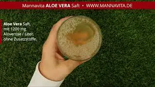 Mannavita Aloe Vera Saft &bull; Mit 1200 mg Aloverose / Liter
