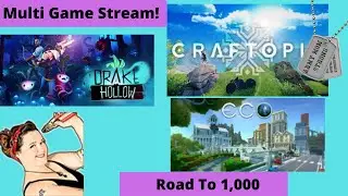 Eco Lets Play Gameplay 9.0 Tutorial walk through live stream  (Road To 1,000)
