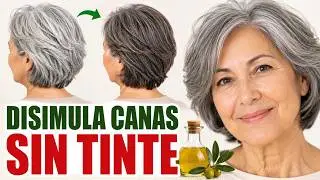 Este Aceite Natural Disimula Las Canas AL INSTANTE Sin Tintes Ni Qu&iacute;micos