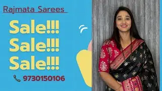 Booking no 9730150106 Rajmata Sarees is live