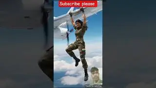Indian lady soldier saves pilot from airplane explosion 😭 #ai #army #save #airplane ai