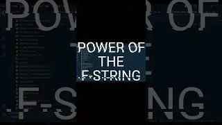 #F-String in Python #programminglanguage #python #code #fstring #f-string #method #printing