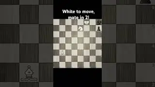 ''🤔♟ Checkmate in 2 Moves! 👀⏰''   #chess #easypuzzle #tricky #shorts #inseconds