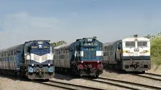 Furious Trains Crossing : Aggressive 130kmph Jan shatbdi Express Dust Storm Skipping Railway Fatak