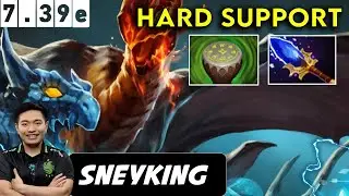Sneyking Jakiro Hard Support - Dota 2 Patch 7.39e Pro Player Full Gameplay