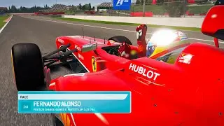 Fernando Alonso's Last win | 2013 Spanish Grandprix | F1 2013 Gameplay
