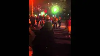 Occupy Boston on Beacon Street