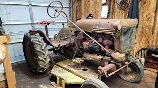1949 Farmall Cub is inside !
