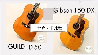 【サウンド比較】GUILD D-50 & Gibson J-50 Deluxe
