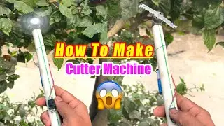 How To Make A Mini Cutter Machine 🤩🤯|DIY A Grass Cutter Machine |DC Motor Cutter