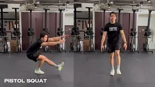 Pistol Squat Standard & Scaled Option