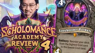 INSANE New Cards!! - Scholomance Academy Review #4 | Hearthstone