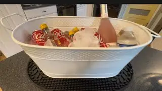 Classy Beverage Tub For Your Next Super Bowl Party! Reviewed in Under 2 Minutes