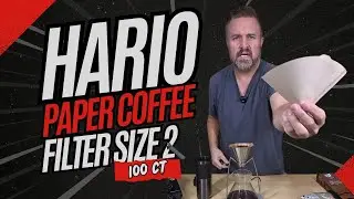 Hario V60 Natural Paper Coffee Filters: Elevate Your Pour-Over Game | Unbleached | Sediment-Free