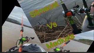 Slimecat rods vs Madkats between 2 buddies #slimecatrods #madkatsrods #catfishing