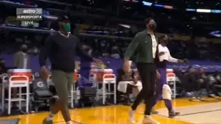 THT shocks the entire lakers bench after poster dunk on Anthony Lamb and unreal take over vs rockets