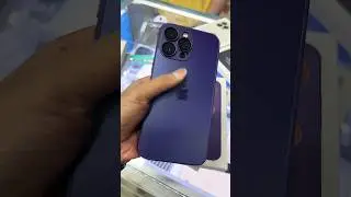 14PRO MAX MATTE GLASS CASE DEEP PURPLE